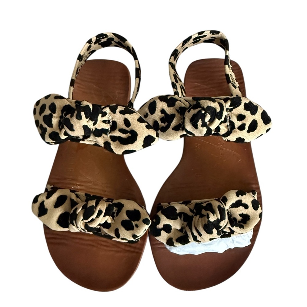 Blowfish brand Leopard Print Sandals with Bow